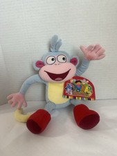VTG 2001 GUND Dora the Explorer Boots Plush - Stuffed Monkey Toy - 9" w/ Tags