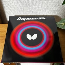 Butterfly Dignics 09c Table Tennis Rubber Black 2.1mm Used Ping Pong