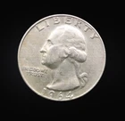 💰1964-D Silver Washington Quarter 90% Silver Circulated US Coin .99 NR Auction!