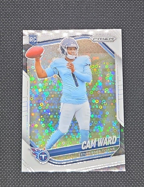 2025 Panini Prizm - Rookies Cam Ward #352 White Disco Prizm (RC)