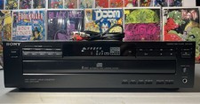 Sony CDP-C225 5 Disc CD Player Changer Carousel No Remote - Tested Damaged Wire