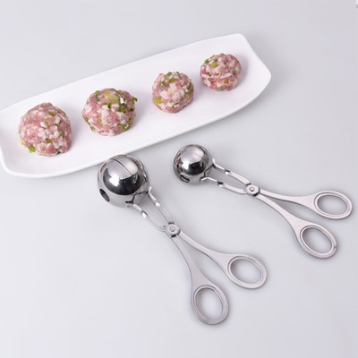 Edelstahl Frikadellenmaschine Schaufel Set mit zwei Größenoptionen zum Kochen