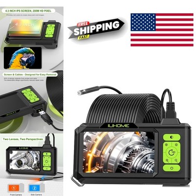 2MP HD Industrial Endoscope Camera with 4.3 Inch Screen for Detailed Inspections