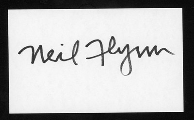 Neil Flynn Actor: Major League, Srubs, Home Alone 3 Signed 3x5 Index Card E28485