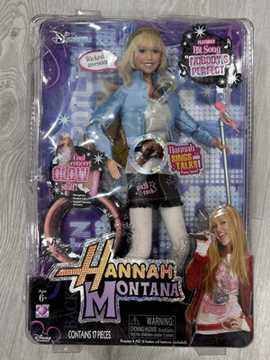 Disney Hannah Montana Fashion Doll 11.5in w/ Microphone & Accessories 17pc