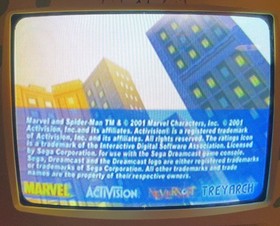 FULLY WORKING, DAMAGED MANUAL - NO REG CARD: Spider-Man - Sega Dreamcast