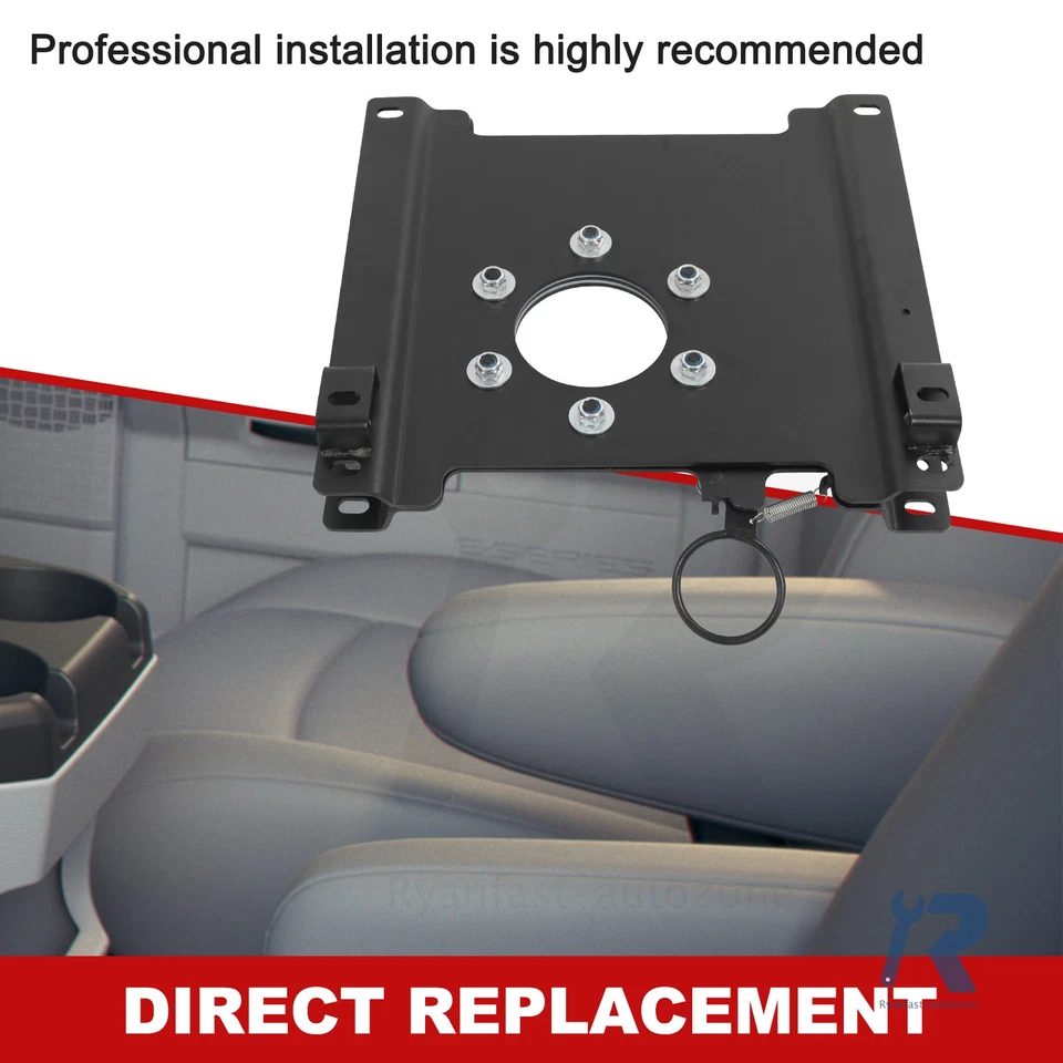 Base giratória de assento de motorista compatível com Ford Econoline E150, E250, E350, E450 1997-2024 - Imagem 4 de 4