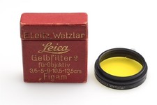 Leitz Leica A36 FIGAM Yellow 2 Filter With Box