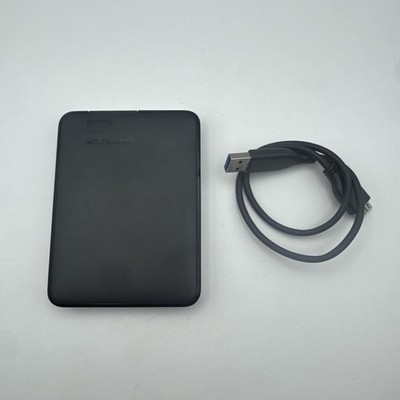 Western Digital WD Elements 2TB USB 2.5'' External Hard Disk Drive Black TESTED