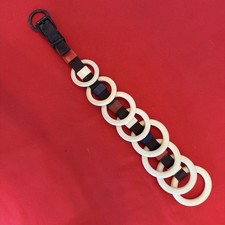 1 Vintage Anchorloid Celluloid Horse Harness Rein Spreaders Separator-Red White