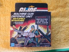 Gi Joe Machine Gun Defense Unit Sealed Box 1984 Unopened Original Tape