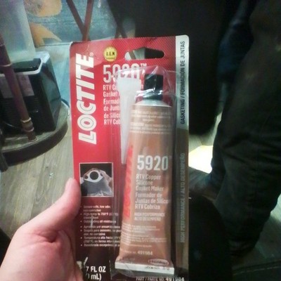 Loctite Copper 5920 Silicone Sealant 80 ml Tube P/N 37466