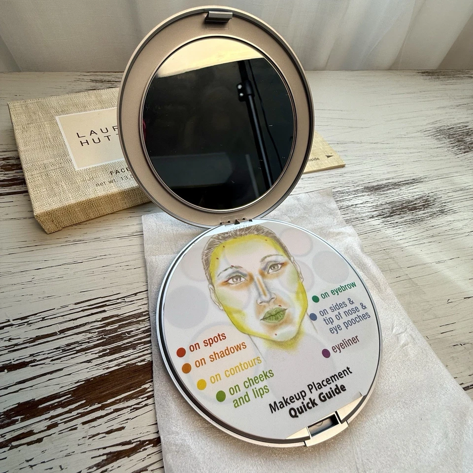 Lauren Hutton Good Stuff Yellow Medium Face Disc Makeup Palette NEW - Image 3 of 4