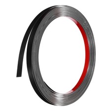 Black Trim Peel and Stick Mirror Finish 32.8ft x 0.4" for Mirror Frame Wall
