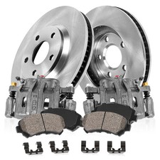 Callahan Brake Parts Front Brake Kit For Pontiac Vibe 2003-08 Toyota Corolla...