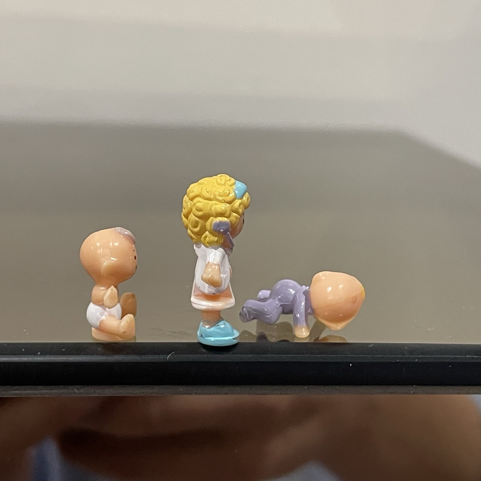 Vintage Polly Pocket Polly In The Nursery 1992 Bluebird Pink Hexagon COMPLETE