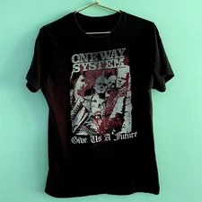 Rare One Way System Give Us A Future Black Shirt Unisex Concert S to 5XL CM771