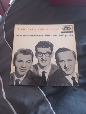 BUDDY HOLLY AND THE CRICKETS ITS SO EASY EP  1958