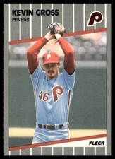 1989 Fleer Kevin Gross Philadelphia Phillies #569 Pack Fresh
