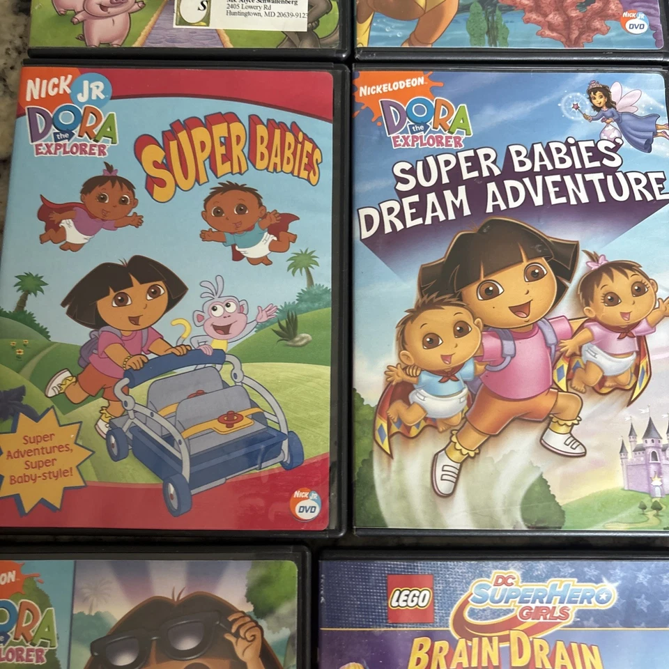 Preowned 12 X Dora the Explorer Children's DVD's Go Diego Go DC bonus Foto 4 de 4