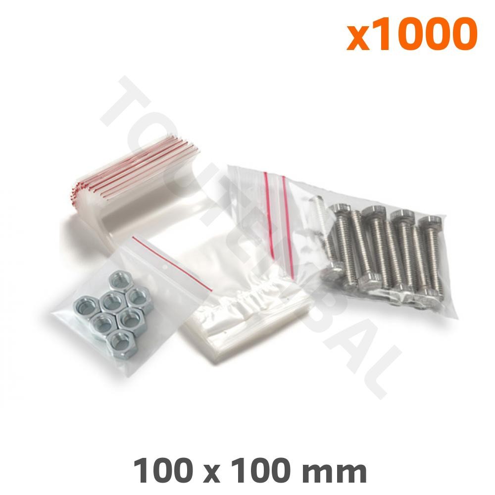 Sachet zip de qualité supérieure format carré en polyéthylène haute résistance