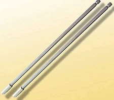 Pack of 2 12" Long Magnetic Bit Extension Extended Holder Quick Change 1/4" Hex