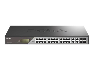 D-Link DSS 200G-28MP Switch Managed 24 x 10/100/1000 (PoE) + 4 x DSS-200G-28MP/E
