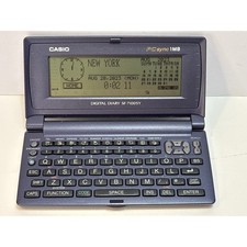 VTG Casio Digital Diary SF-7100SY 1MB Wide Display Backlit Multilingual TESTED