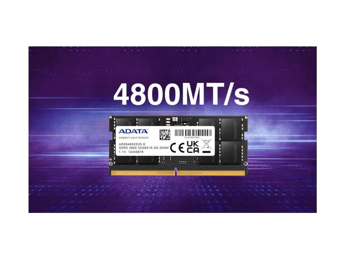ADATA AD5S480016GS Premier 16GB DDR5 4800MHz SODIMM Memory for