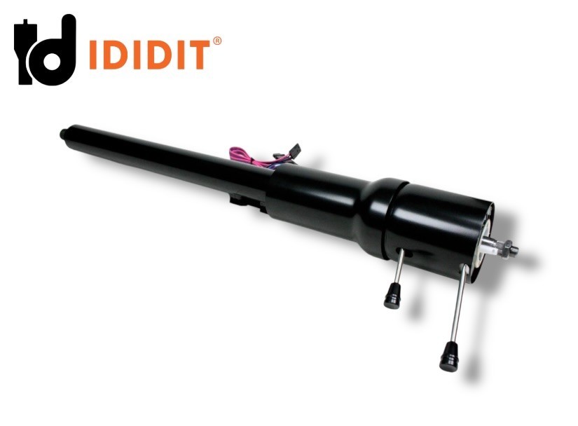 Ididit - 76-86 Jeep CJ5 CJ7 Tilt Steering Column Floor Shift Black