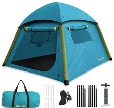 Oaktiv CloudCamp Inflatable Camping Tent - Firefly - New