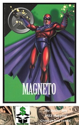 1996 Fleer/SkyBox Marvel Vision #43 Magneto - EMBOSSED