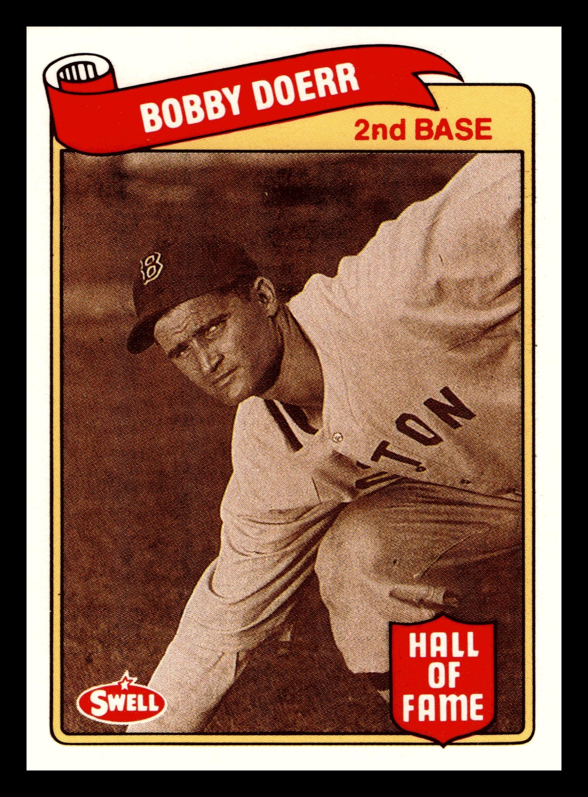 Bobby Doerr 1989 Swell Baseball Greats #110 Boston Red Sox NM-MINT