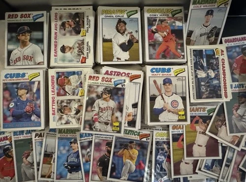 2026 Topps Heritage Base Only Lot of About (500) Cards Roman Anthony & Rookies