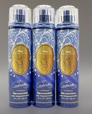 CINDERELLA DISNEY PRINCESS LOT OF 3 FRAGRANCE MIST SPRAYS SPRAYS BATH BODY WORKS