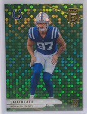 2024 Donruss Elite - Rookies Laiatu Latu No.160 Green Disco (RC)  Colts 💥
