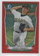 2014 Bowman Draft Chrome Red Wave Refractor 14/25 Daniel Gossett #CDP71 p3u