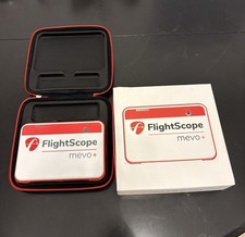 FlightScope Mevo+ Golf Launch Monitor with Carry Case + 10x10 impact screen