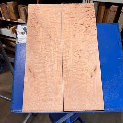 Quilted Maple 1/2'' Quilt DENSE Bookmatch KD Big Leaf 20''x13''x.5'' Fig Carve Top