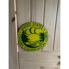 United States Civilian Conservation Corps Sign 