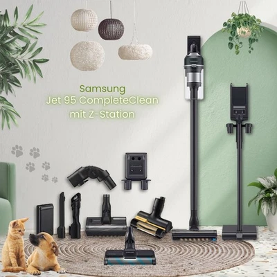 SAMSUNG Jet 95 CompleteClean VS20C95E4TB Akku Stiel-Staubsauger Z-Station 580 W - Bild 1 von 4