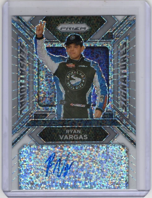 2024 Prizm #SS-RVG Ryan Vargas White Sparkle Sensational Signatures Auto 1/1