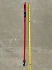 K9 Tactical Gear Heavy Duty Biothane Dog Leash, Short Adjustable Red — photo 1