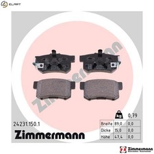 BRAKE PAD SET DISC BRAKE 24231.150.1 FOR ACURA HONDA J30A6/J30Y1 3.0L 6cyl RDX