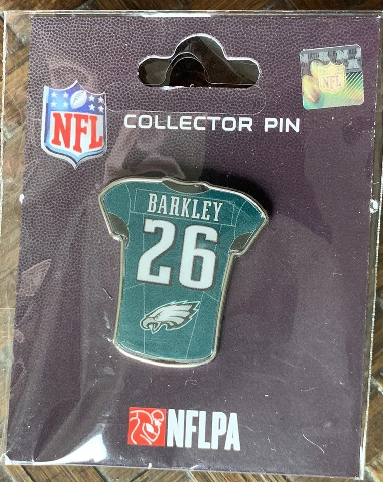 Saquon Barkley Philadelphia Eagles #26 NFL Jersey Exclusive Pin - Midnight Green - Изображение 3 из 4