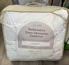 Threshold Full/Queen Performance Mattress Pad White New