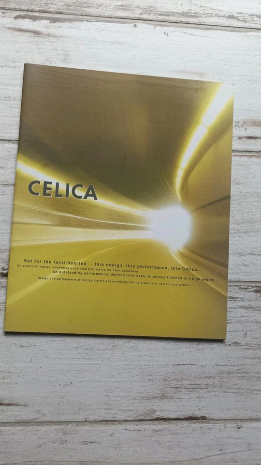 Catalogue / Japanese Brochure TOYOTA Celica 1998 - Photo 1/3