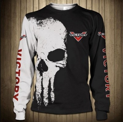 Hot Victory Long sleeve Shirt 3D Team Motobike Size S-5XL Hot Trend New