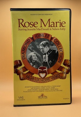 Rose Marie VHS 1936, 1985 Clamshell Jeanette MacDonald **Buy 2 Get 1 Free**