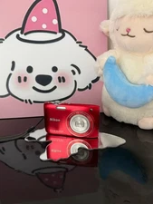Nikon S3100 Red Compact Camera 14MP 5x Optical Zoom Slim Design